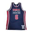 Mitchell And Ness Mitchell And Ness Team Usa Auth Jersey Sporttop Nvy MN18412USANAVY92PEWM