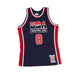 MITCHELL AND NESS Mitchell And Ness Team Usa Auth Jersey Sporttop Nvy MN18001USANAVY92SPIS