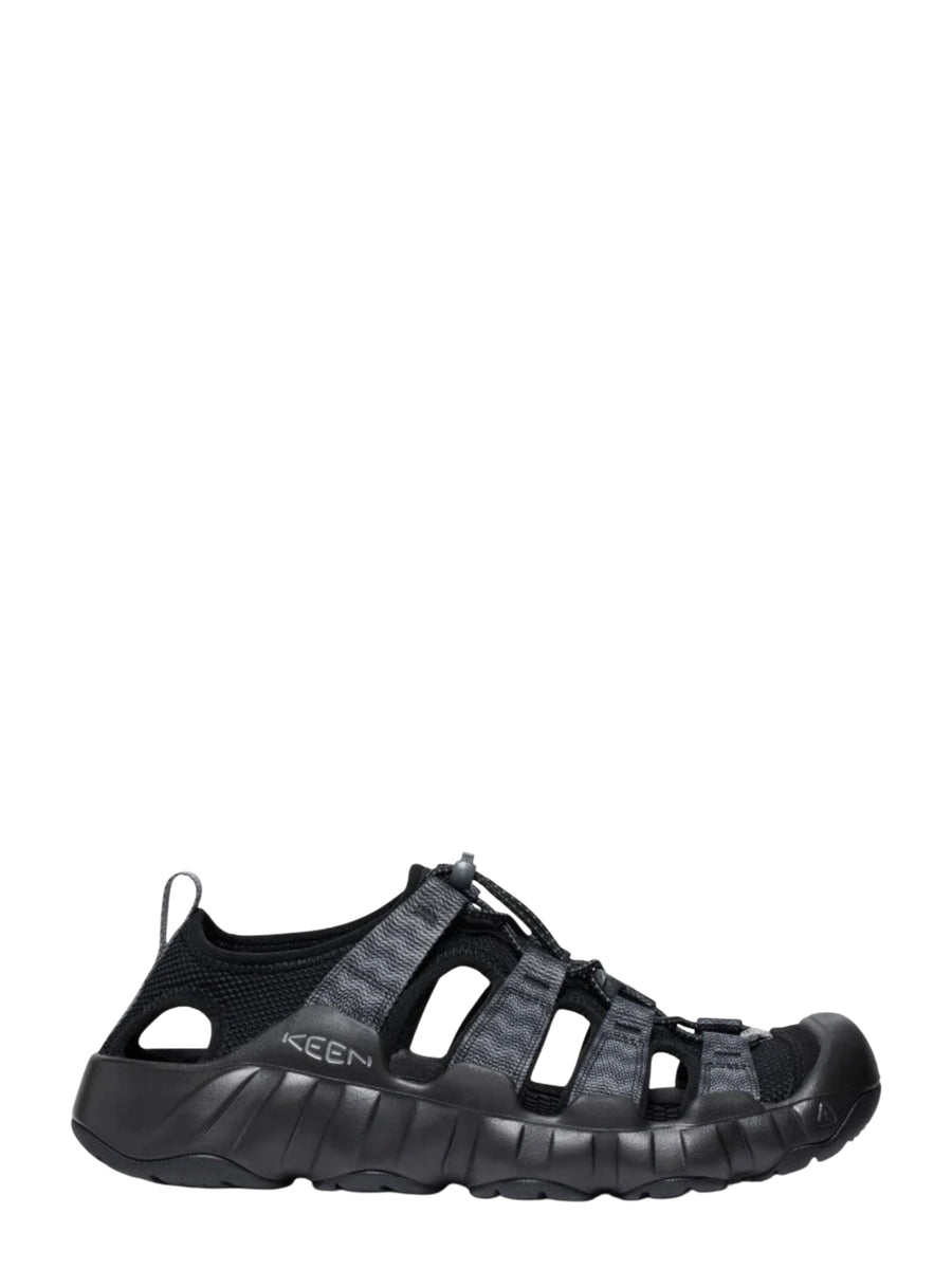 KEEN Keen Hyperport H2 Mens Black/Steel Grey Outdoor Sandals
