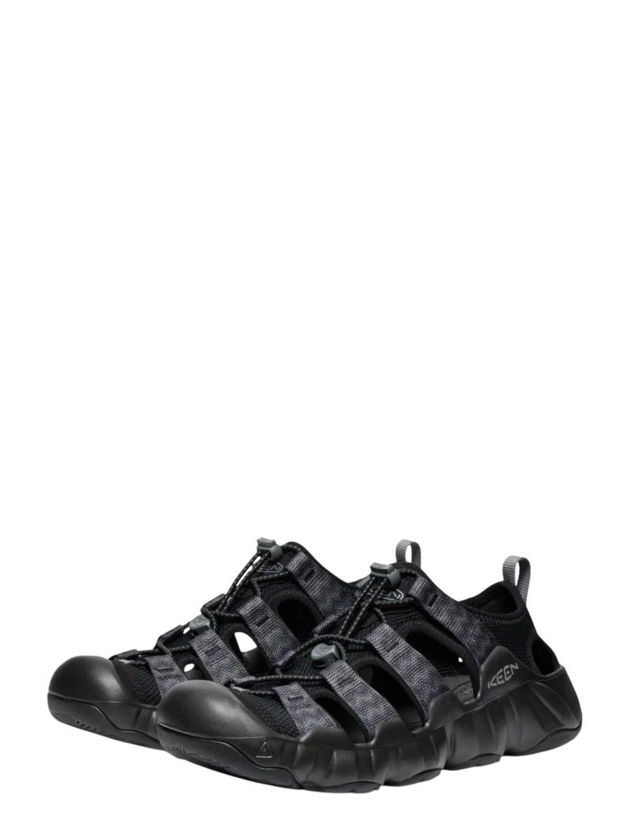 KEEN Keen Hyperport H2 Mens Black/Steel Grey Outdoor Sandals
