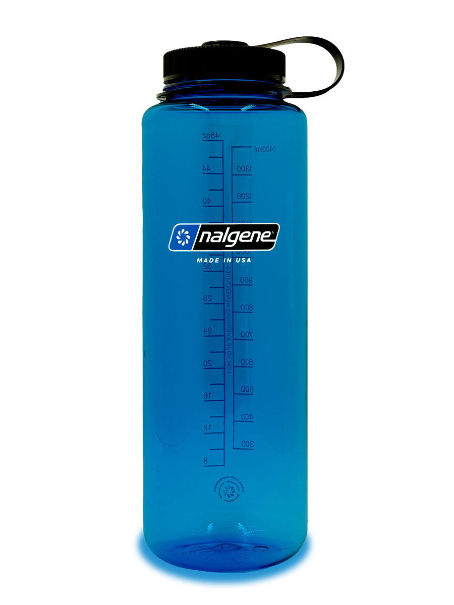 NALGENE Nalgene 48OZ Silo Blue, W/Black Cap, Sustain