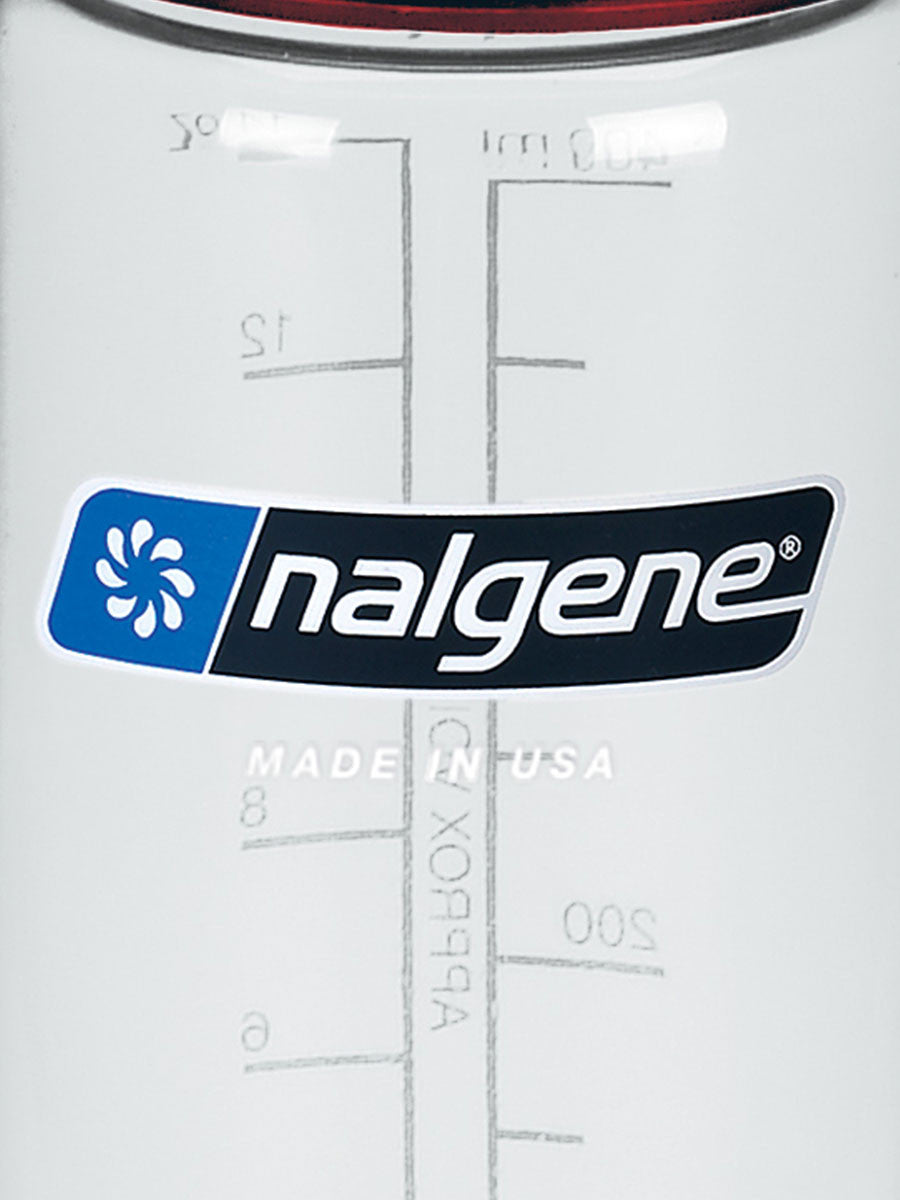 NALGENE Nalgene 16OZ WM Clear W/Red Cap Sustain