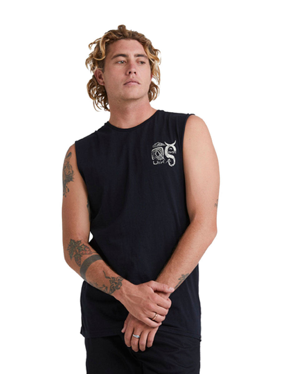 QUIKSILVER Quiksilver Static Script Muscle Tee