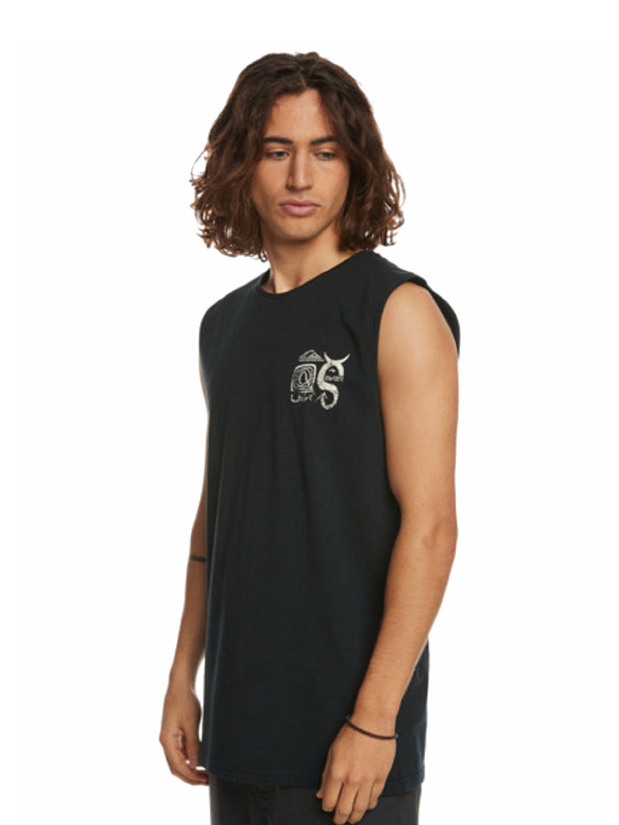 QUIKSILVER Quiksilver Static Script Muscle Tee