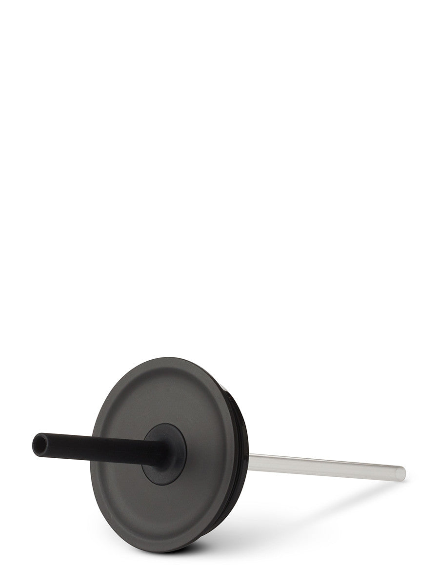 HYDRO FLASK MEDIUM PRESS-IN STRAW LID BLACK