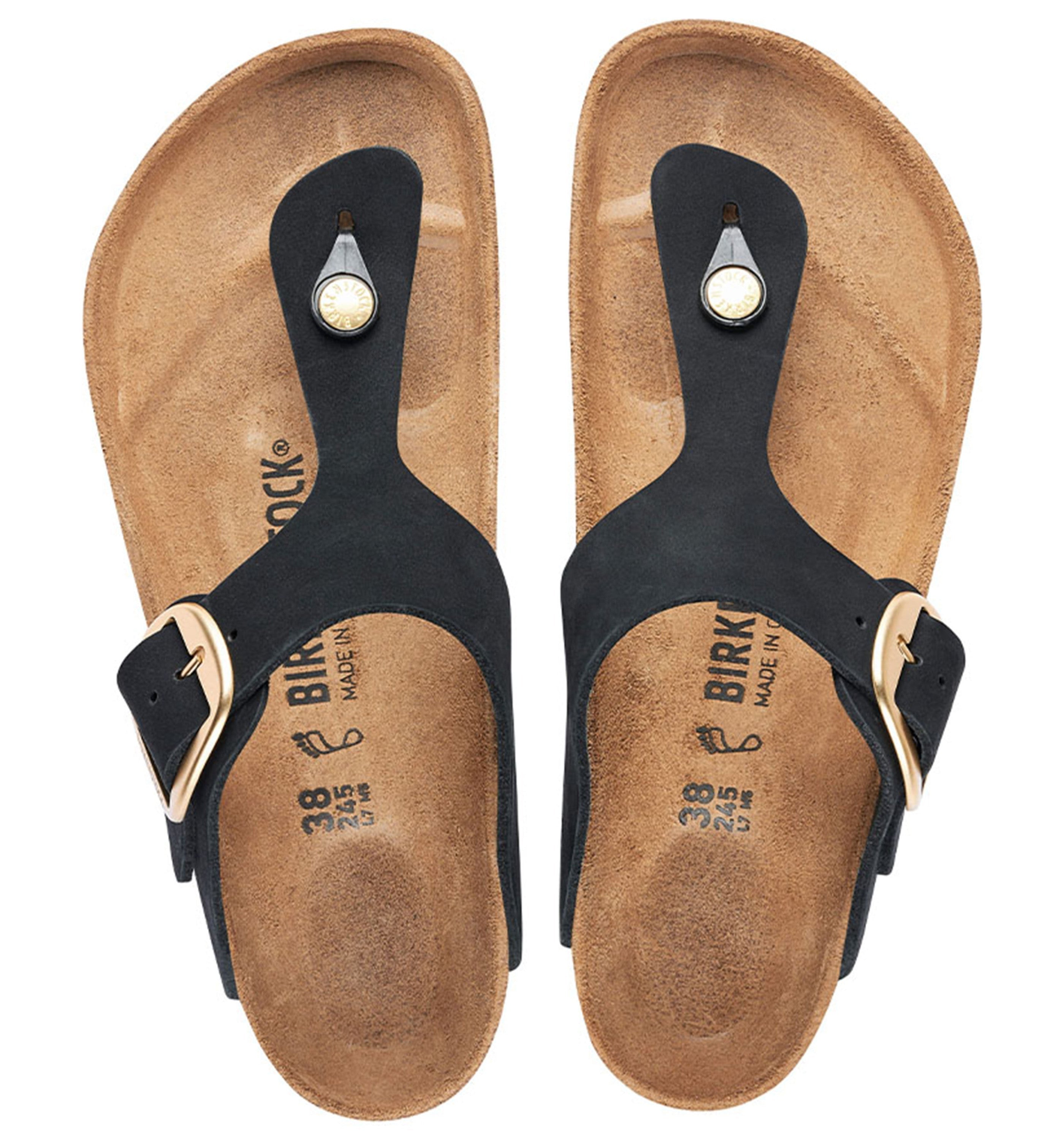 BIRKENSTOCK Gizeh Big Buckle Nubuck Womens