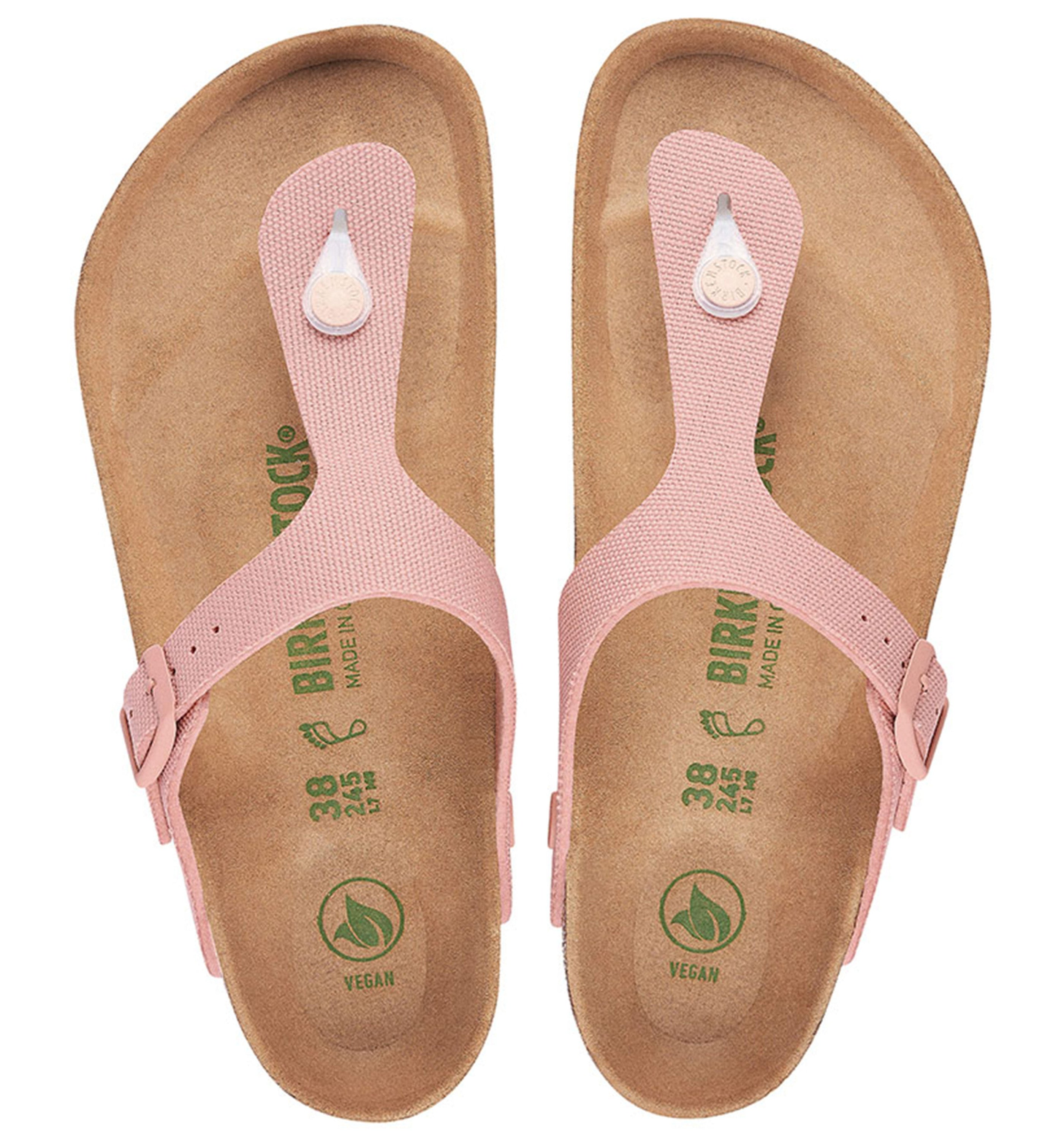 BIRKENSTOCK Gizeh Rivet Logo Vegan Canvas Womens