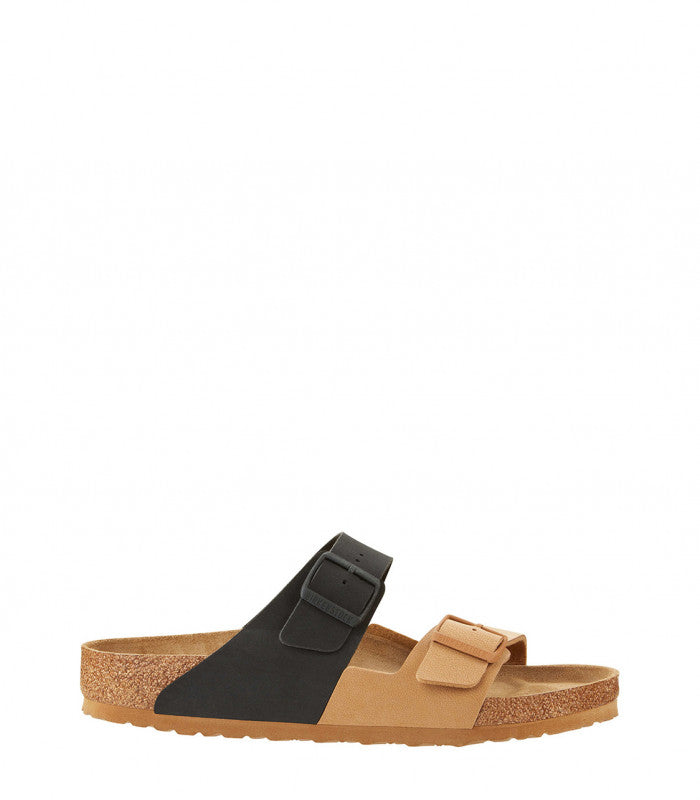 BIRKENSTOCK Arizona Split Geometry Mens Cork Brown