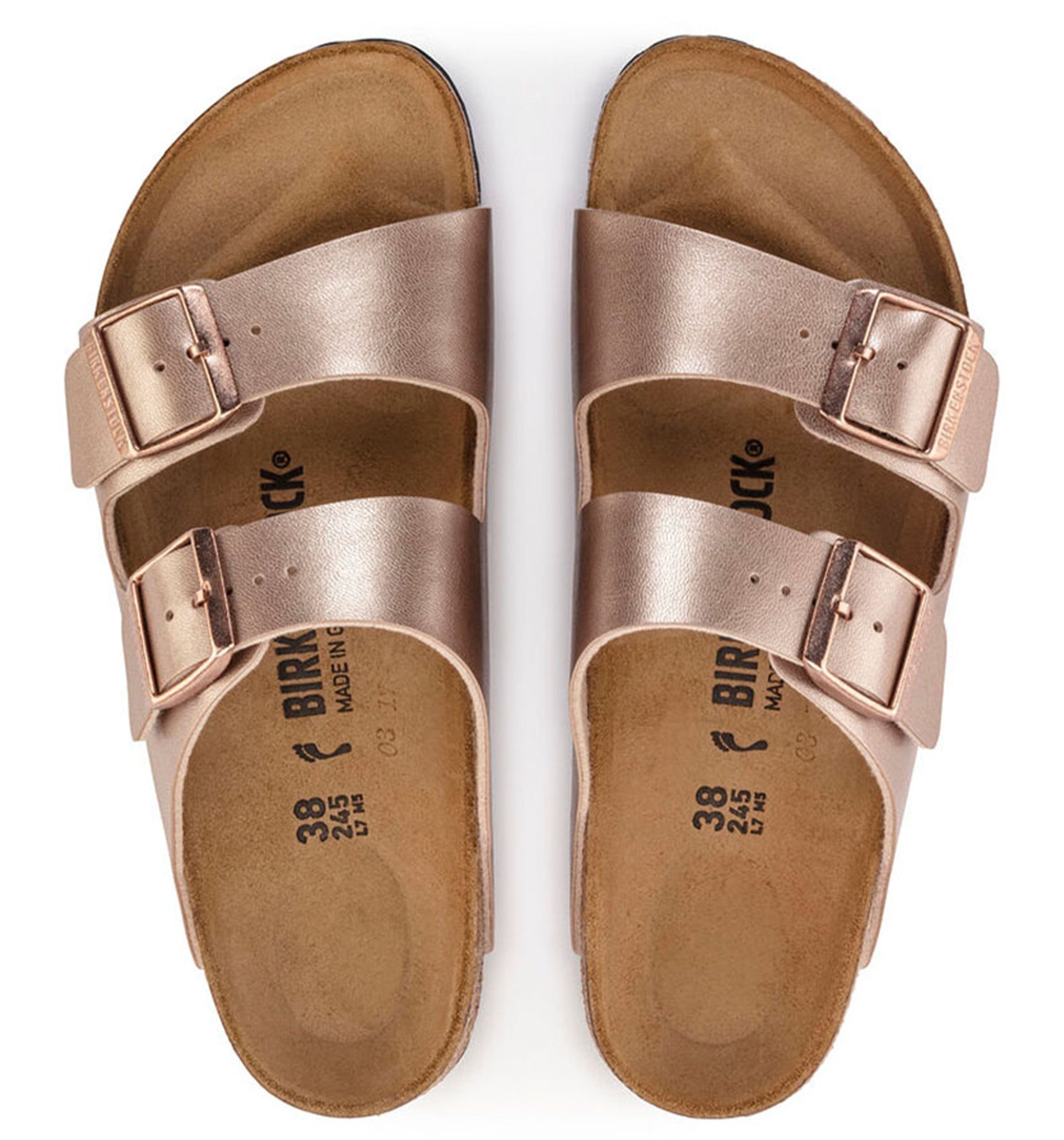 BIRKENSTOCK Arizona Birko-Flor Metallic Womens