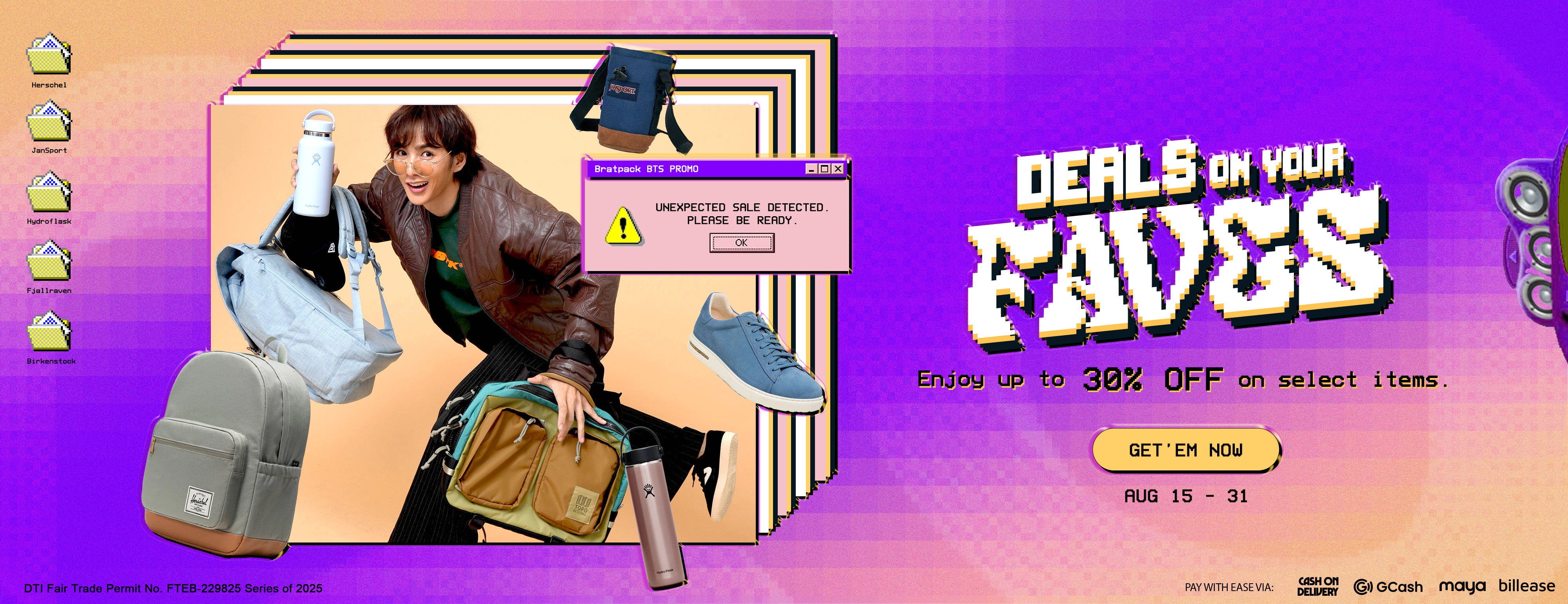 Bratpack BTS Promo Banner